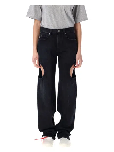 OFF-WHITE WOMEN'S METEOR DENIM JEAN
