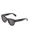 Off-white Women's Moab 52mm Square Sunglasses In Black Dark Grey