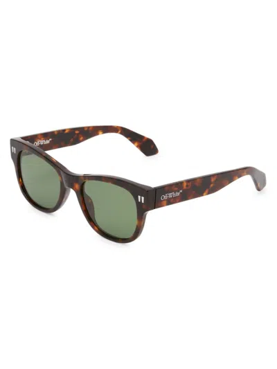 Off-white Women's Moab 52mm Square Sunglasses In Havana Green