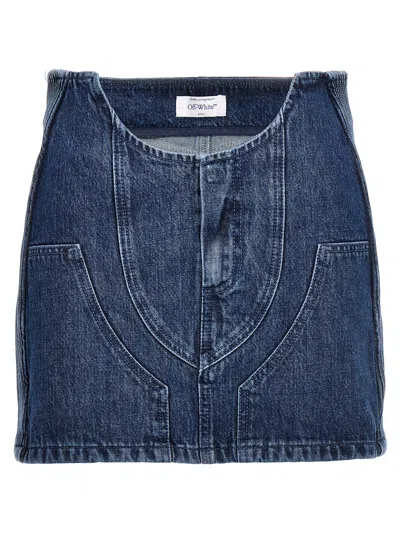 Off-white Women 'motorcycle' Miniskirt