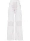 Off-white Motorcycle Pants In White