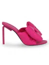 Off-white Allen Bow 115mm Sandals In Fuchsia