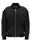 Off-white Off White Oversized Nylon Bomber Jacket