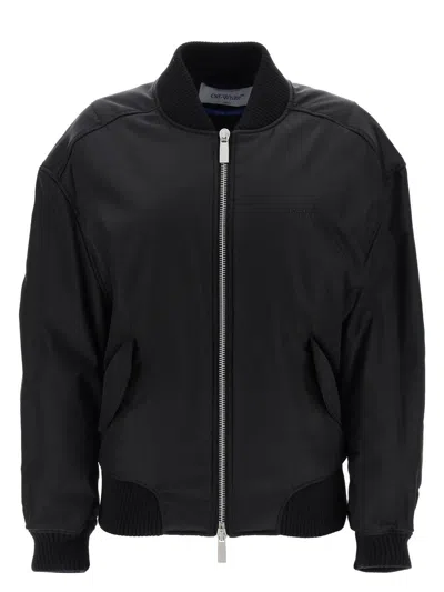 OFF-WHITE WOMEN'S NYLON BLEND BOMBER JACKET