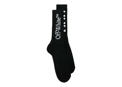 Pre-owned Off-white Women's Off Off Arrow Bookish Socksin Black/white