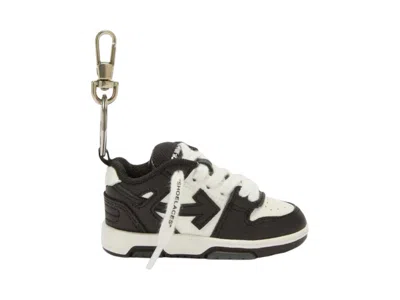 Pre-owned Off-white Women's Off Out Of Office Keychain In White/black (omzg094f22pla0020110)
