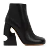 Off-white 110 Meteor Block Ankle Boots In Nappa Leather In Black