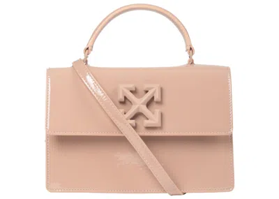 Pre-owned Off-white Women's Offwhite 1.4 Jitney Bag In Nude