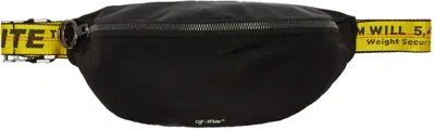 Pre-owned Off-white Women's Offwhite Basic Fannypack In Black Yellow In Multi