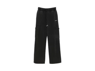 Pre-owned Off-white Women's Offwhite Bookish New Cargo Sweatpants In Wasblahed