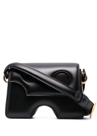 Pre-owned Off-white Women's Offwhite Burrow22 Shoulder Bag In Black