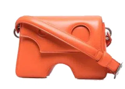 Pre-owned Off-white Women's Offwhite Burrow22 Shoulder Bag In Orange