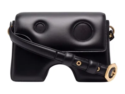 Pre-owned Off-white Women's Offwhite Burrow27 Crossbody Bag In Black