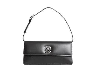 Pre-owned Off-white Women's Offwhite Jitney 1.0 Shoulder Bag In Black