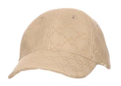 Pre-owned Off-white Women's Offwhite Monogram Baseball Cap In Light Green/sage