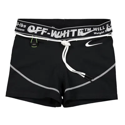 Pre-owned Off-white Women's Offwhite Nike X Ow Pro Shorts In Black