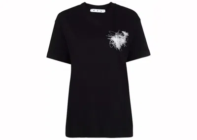 Pre-owned Off-white Women's Offwhite Pen Arrows Logo Graphic T-shirt In Black