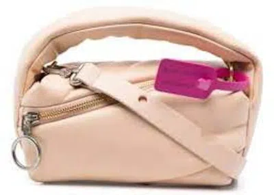 Pre-owned Off-white Women's Offwhite Pump Pouch 19 In Sand