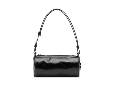 Pre-owned Off-white Women's Offwhite Torpedo Small Phone Bag In Black