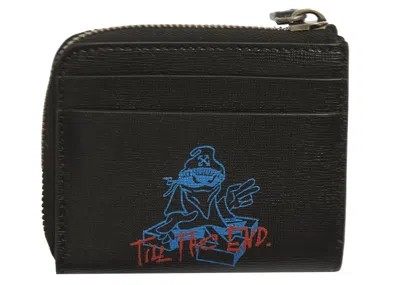 Pre-owned Off-white Women's Offwhite X End. Till The End Wallet In Black/red/blue
