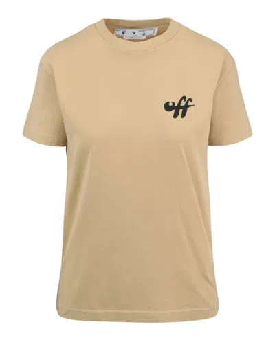 Pre-owned Off-white Women's Offwhite Zebra Arrow Short Sleeve T-shirt In Black