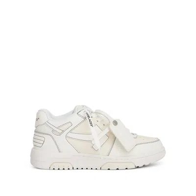 Off-white Women Out Of Office Calf Leather Sneaker In Creamwht