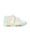 Off-white Out Of Office Kalbsleder In Whiteblue