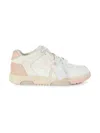 Off-white Out Of Office Leather Sneakers In Pink