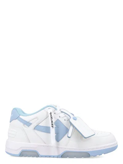 Off-white Women's Out Of Office Woman's Sneakers In White Light Blue
