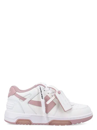 Off-white Women's Out Of Office Woman's Sneakers In White Pink