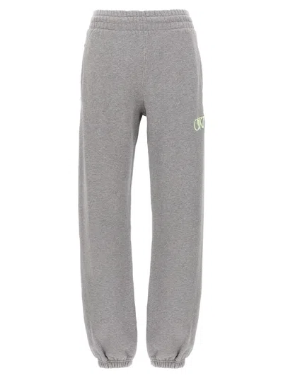 Off-white Women 'ow' Embroidered Joggers