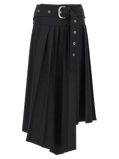 Off-white Women Pleated Midi Skirt