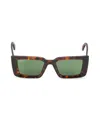 Off-white Women's Savannah 53mm Rectangle Sunglasses In Green