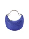 Off-white Mini Binder Clip Bag In Blue