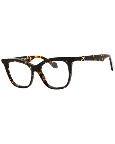 Off-white ™ Women's Style 7t 52mm Optical Frames In Brown