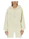 Off-white Sweatshirt With Logo In Beige