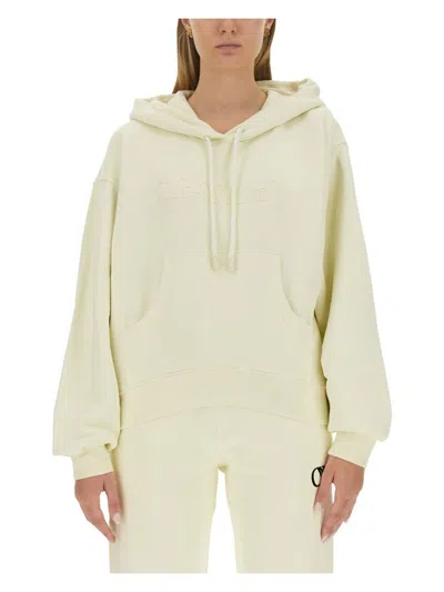 OFF-WHITE WOMEN'S SWEATSHIRT WITH LOGO