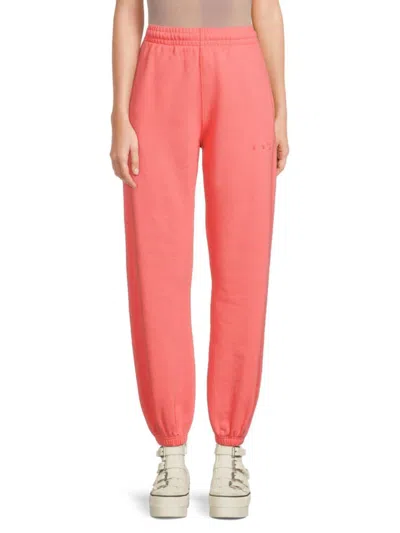 Off-white Women's Swimming Man Ankle Joggers In Pink