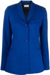 Off-white Tailored Blazer With Welt Pocket In Blue