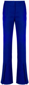 Off-white Off White Women Tech Drill Tailoring Pants In Blue