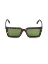 Off-white Women's Tucson 52mm Rectangular Sunglasses In Brown