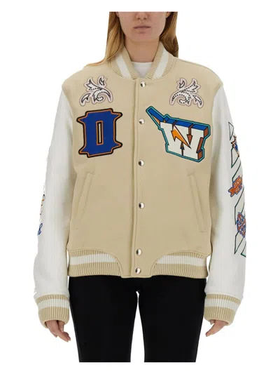 OFF-WHITE WOMEN'S VARSITY JACKET