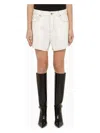 Off-white Vintage White Denim Shorts In White