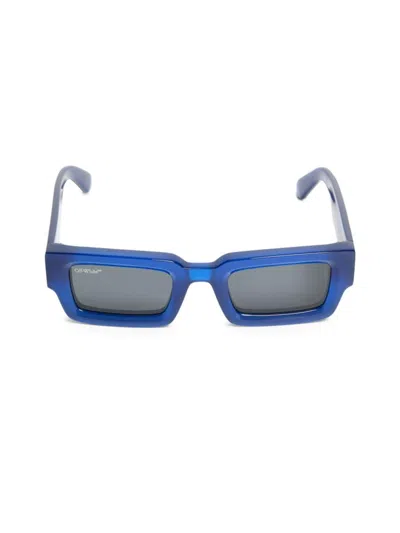 Off-white Women's Virgil 50mm Solid Lens Square Plastic Sunglasses In Blue