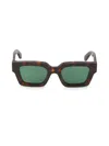 Off-white Women's Virgil 50mm Solid Lens Square Plastic Sunglasses In Brown