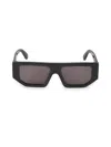 Off-white Women's Virgil 53mm Solid Lens Square Plastic Sunglasses In Black