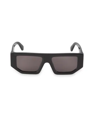 Off-white Women's Virgil 53mm Solid Lens Square Plastic Sunglasses In Black