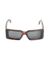 Off-white Women's Virgil 54mm Solid Lens Square Plastic Sunglasses In Brown