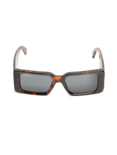 Off-white Women's Virgil 54mm Solid Lens Square Plastic Sunglasses In Brown