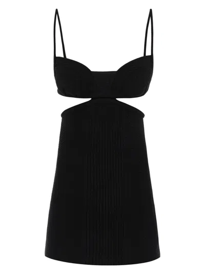 OFF-WHITE WOMEN'S VISCOSE BLEND MINI DRESS